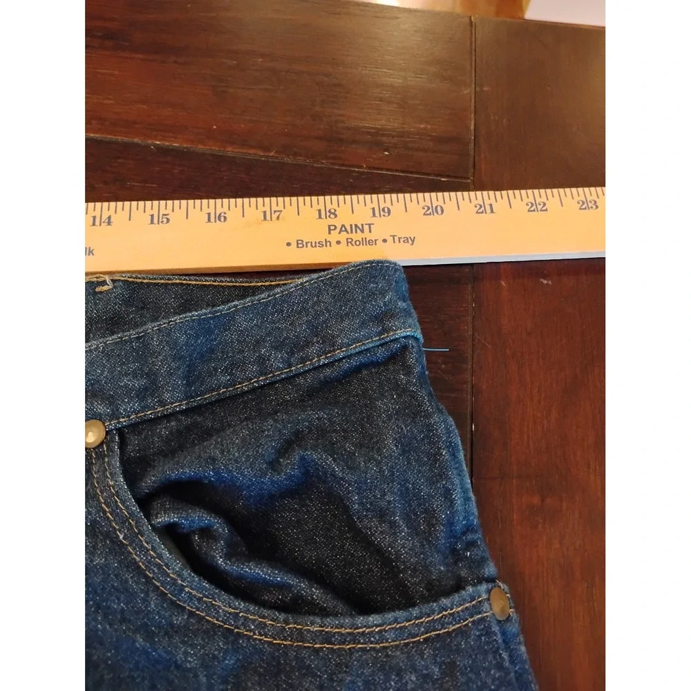 Wrangler 36MWZ Slim Fit Cowboy Cut Jeans Dark Wash 38x36 Mens Denim Indigo